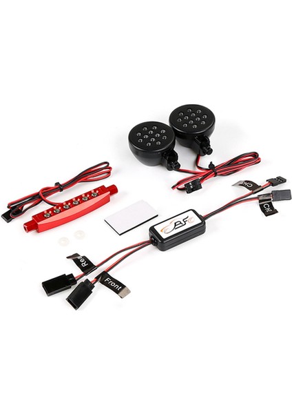 Rovan Km Baja 5b 1/5 Rc Araba Yükseltme Parçaları Için Denetleyicili Ön ve Arka Işık Lambası, Kırmızı (Yurt Dışından) fiyatları