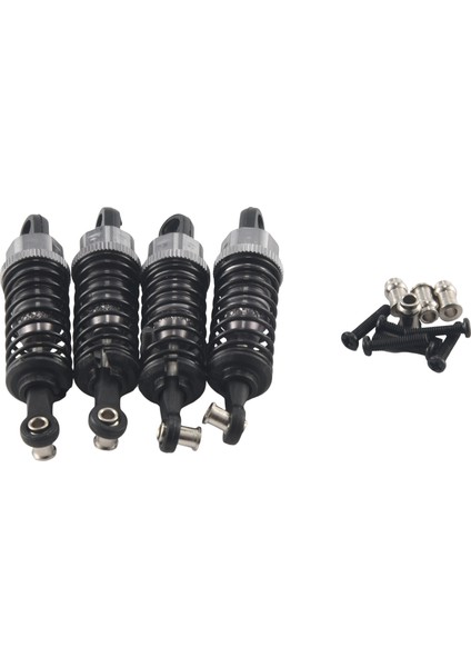 4 Adet Alüminyum Montajlı Damper Yedek A949-55 1/18 Rc Araba Için A959 A979 K929 A959-B A969-B A979B (Gri) (Yurt Dışından)