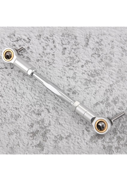 Cnc Metal Direksiyon Rot Çubuğu 1/5 Baha Rovan Km Baja 5b 5 T 5sc Rc Oyuncak Arabalar Parçaları, Gümüş (Yurt Dışından)