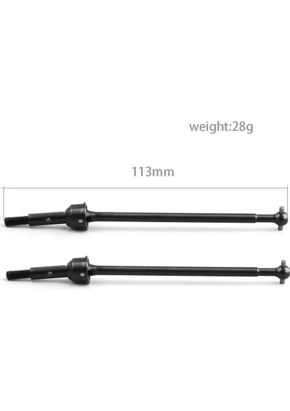 2 Adet Metal Ön Tahrik Mili Cvd Tahrik Mili 7503 -10 DBX10 1/10 Rc Araba Yükseltme Parçaları Yedek Aksesuarlar (Yurt Dışından) fiyatları