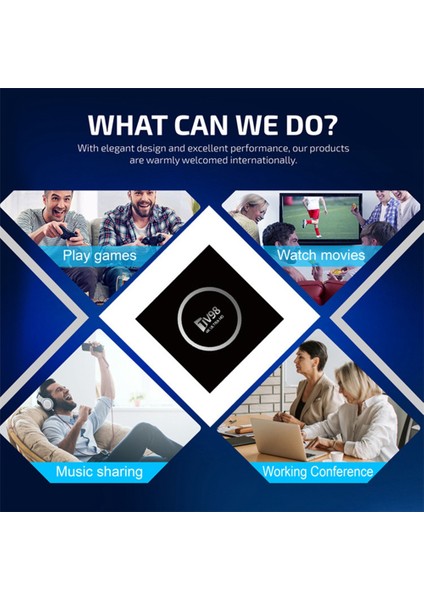 TV98H Tv Kutusu 2g + 16G Allwinner H313 2.4g Wıfı Android 12 Akıllı Tv Kutusu 4KX2K TV98 Medya Oynatıcı Ingiltere Tak (Yurt Dışından) indirimleri