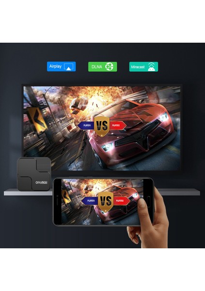 G96MAX H618 Android 12.0 Tv Kutusu HDR10 6k 2.4g 5g Çift Wifi Akıllı Hızlı Top Box Alıcı Medya Oynatıcı Küresel Ab Tak (Yurt Dışından)