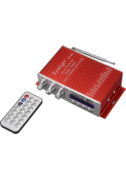 -400 Hi-Fi Araba Stereo Amplifikatör Radyo Mp3 Hoparlör Fm LCD Ekran ile Oto Motosiklet Uzaktan Kumanda Için Güç Çalar (Yurt Dışından) modelleri