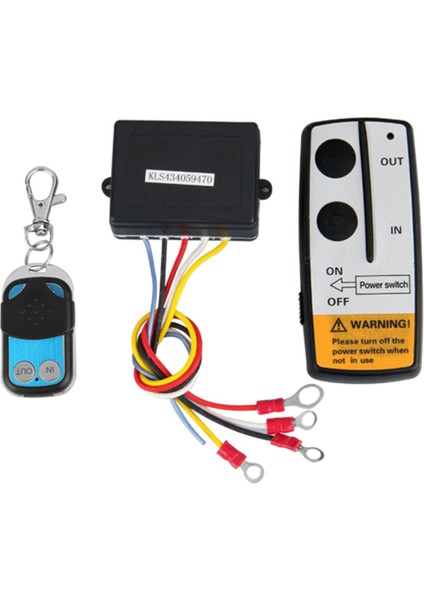 Kamyon Atv Uyar Ramsey Için 12V 12VOLT 50FT Vinç Kablosuz Uzaktan Kumanda Seti (Yurt Dışından)