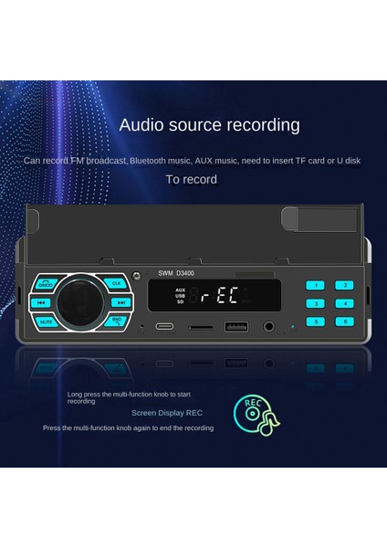 Kanal 45W Bluetooth Araç Radyosu Araba Mp3 Çalar Plug-In U Disk Araba Radyosu Cep Telefonu Tutucu Fonksiyonu ile Araba Için (Yurt Dışından) indirimleri