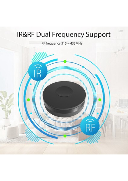 Akıllı Ir Rf Uzaktan Kumanda Wifi Denetleyici Ses Kontrolü Evrensel Klima Tv Için Tuya/akıllı Yaşam Uygulama Kontrolü (Yurt Dışından)