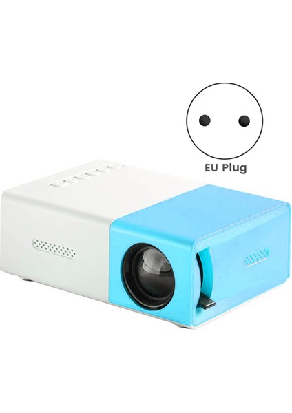 Okul Sezonu Çok Fonksiyonlu Sınıf Mini Projektör Ab Fişli LED Mini Kablosuz 1080P Hd Projektör, (Yurt Dışından)