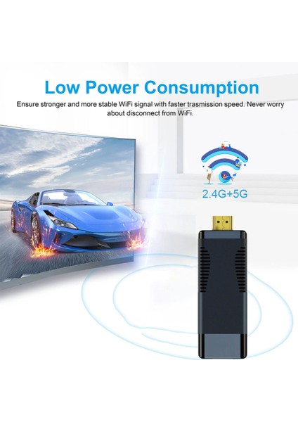 S96 Akıllı Tv Çubuk Mini Pc 1 GB + 8 GB Android 10 Allwinner H313 Akıllı Android Tv Kutusu 2.4g/5g Wifi Bluetooth 5.0 Set Üstü Kutusu (Yurt Dışından)
