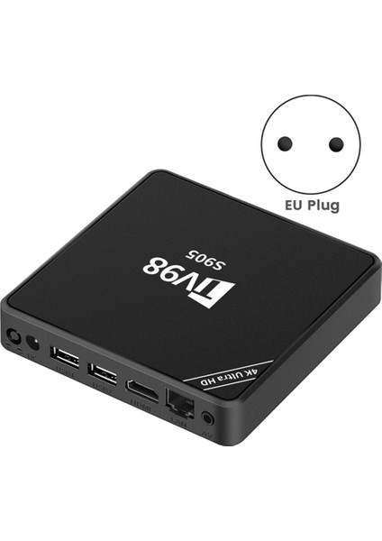 TV98 Tv Kutusu 1g + 8g Set Üstü Kutusu S9054K Android 12 Akıllı Tv Kutusu RJ45 10M 100M TV98 Medya Oynatıcı Ab Tak (Yurt Dışından) fiyatları