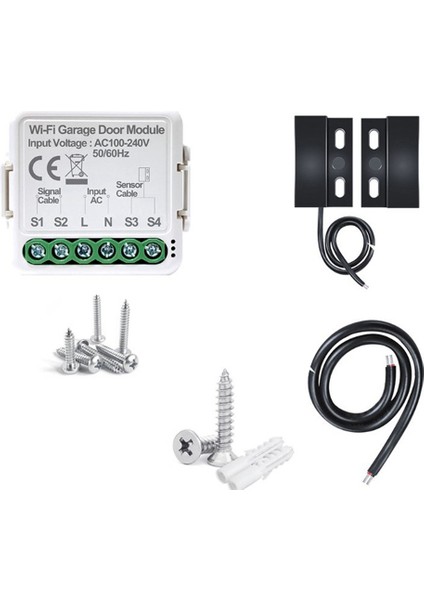 Tuya Akıllı Wifi Garaj Kapısı Açıcı Denetleyici Uygulaması Sesli Uzaktan Kumanda Alexa Google Ev Asistanı Için Çalışmak (Yurt Dışından) fiyatları