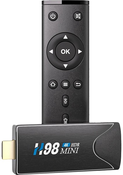 H98 Mini Tv Çubuk Mini Pc 2g + 16G 4K 3D Allwinner H313 Android 10 Akıllı Tv Kutusu 2.4g 5.8g Wıfı Medya Oynatıcılar Televizyon Kilidi Abd Tak (Yurt Dışından)