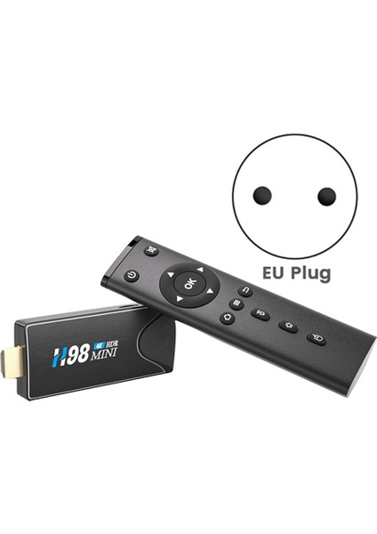 H98 Mini Tv Çubuk Mini Pc 2g + 8g 4K 3D Allwinner H313 Android 10 Akıllı Tv Kutusu 2.4g 5.8g Wıfı Medya Oynatıcılar Televizyon Kilidi Ab Tak (Yurt Dışından) indirimleri