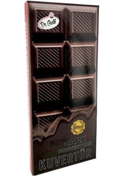 Kuvertür Mini Çikolata Bitter 200 gr