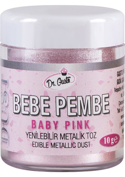 Metalik Toz 10 gr Bebe Pembe