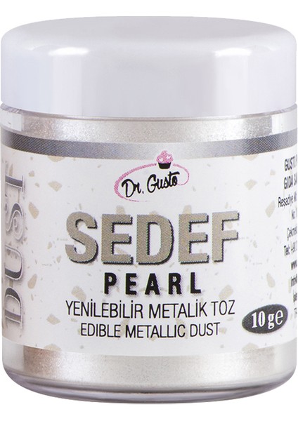 Metalik Toz 10 gr Sedef