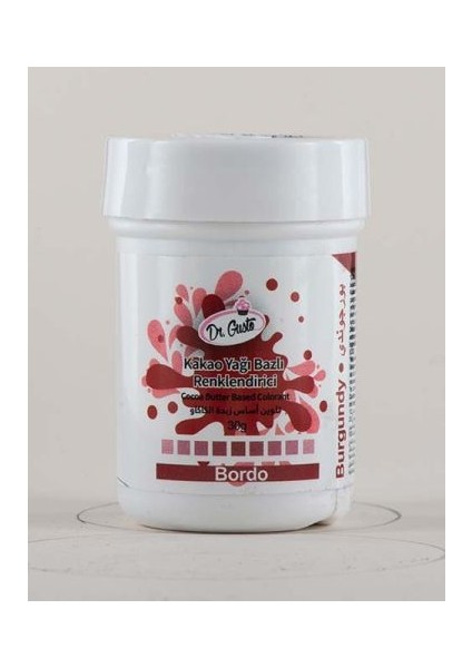 Çikolata Boyası Bordo 30 gr