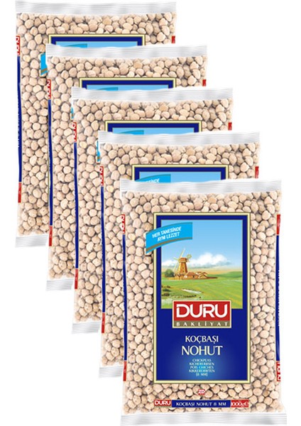 Koçbaşı Nohut 8 mm 1 kg x 5 Adet