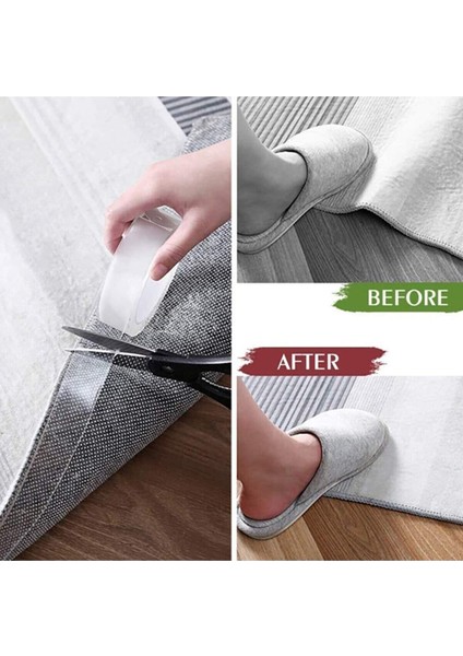 Byr Çift Taraflı Akrilik Silikon Bant Yüksek Mukavemetli 18MM x 2 Metre [tcrt] indirimleri