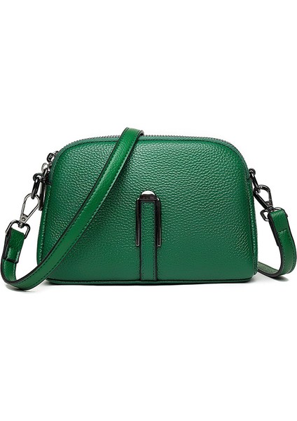 Omuz Çantası Bayanlar Rahat Askılı Çanta Üst Katman Inek Derisi (Yurt Dışından)