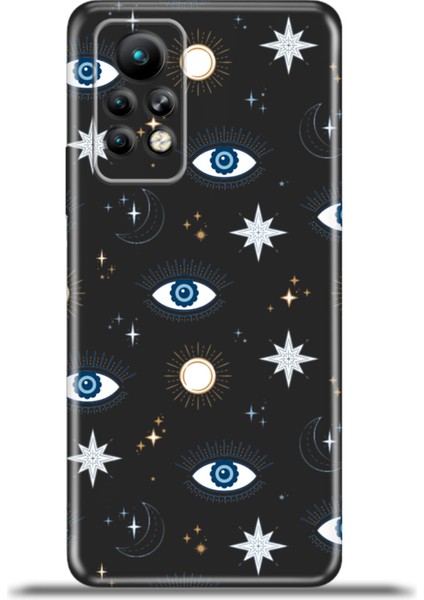 Infinix Note 11 Pro Kılıf Esnek Silikon Kamera Koruma 4K Desenli Özel Tasarım - All Seeing Eyes