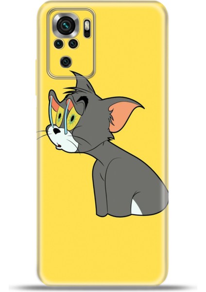 Xiaomi Poco M5S Kılıf Esnek Silikon Kamera Koruma 4K Desenli Özel Tasarım - Yorgun Tom