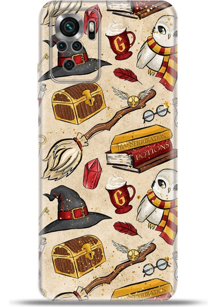 Xiaomi Poco M5S Kılıf Esnek Silikon Kamera Koruma 4K Desenli Özel Tasarım - Gryffindor