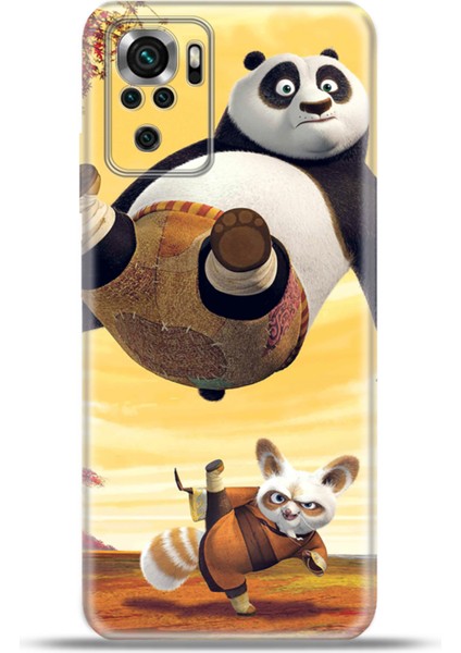 Xiaomi Poco M5S Kılıf Esnek Silikon Kamera Koruma 4K Desenli Özel Tasarım - Kung Fu Panda