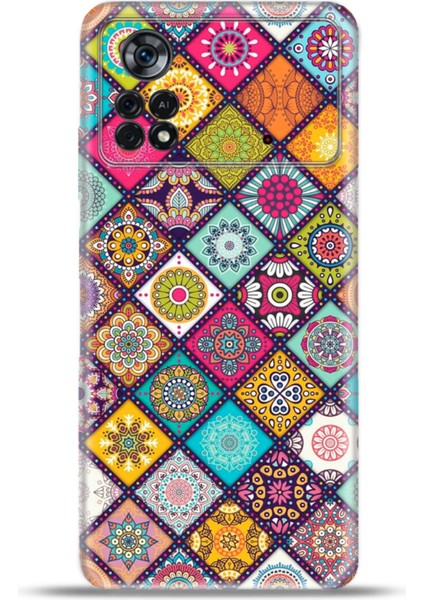 Xiaomi Poco X4 Pro Kılıf Esnek Silikon Kamera Koruma 4K Desenli Özel Tasarım - Girift