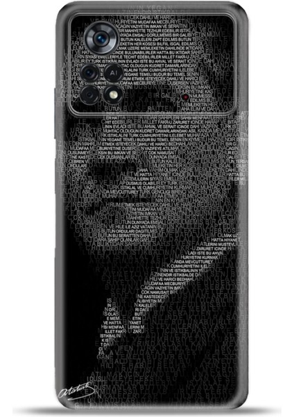 Xiaomi Poco X4 Pro Kılıf Esnek Silikon Kamera Koruma 4K Desenli Özel Tasarım - Gençliğe Hitabe