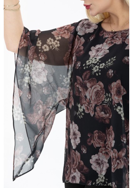 Büyük Beden Şifon Bluz 3F-2439 fırsatları