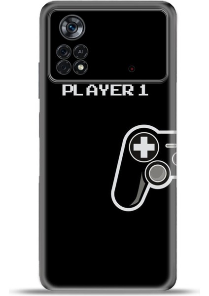 Xiaomi Poco X4 Pro Kılıf Esnek Silikon Kamera Koruma 4K Desenli Özel Tasarım - Player1