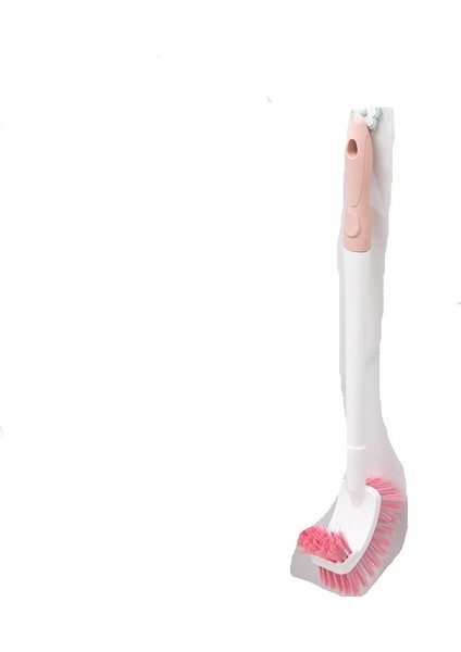 Ev Çok Fonksiyonlu Uzun Saplı Çift Taraflı Tuvalet Fırçası (Yurt Dışından)