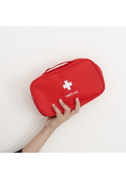 Ilk Yardım Çantası Ev Seyahat Açık Araba Taşınabilir Tıbbi Saklama Çantası (Yurt Dışından)