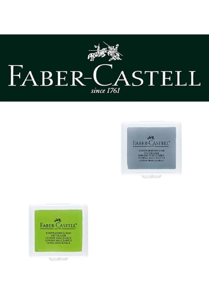 Hamur Silgi 2li (Yeşil, Gri)