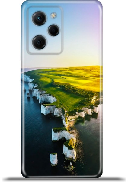 Xiaomi Poco X5 Pro Kılıf Esnek Silikon Kamera Koruma 4K Desenli Özel Tasarım - Falez