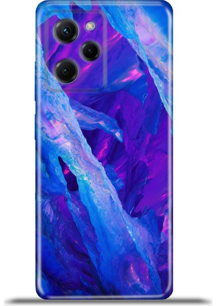 Xiaomi Poco X5 Pro Kılıf Esnek Silikon Kamera Koruma 4K Desenli Özel Tasarım - Ice Cave