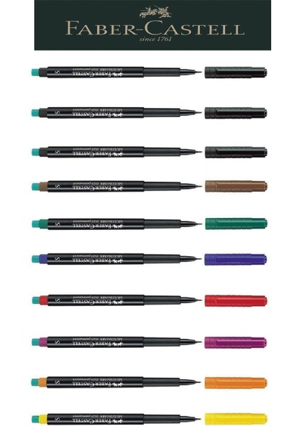 Permanent 10'lu S (Ince Uç) Set