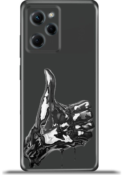 Xiaomi Poco X5 Pro Kılıf Esnek Silikon Kamera Koruma 4K Desenli Özel Tasarım - Appoved