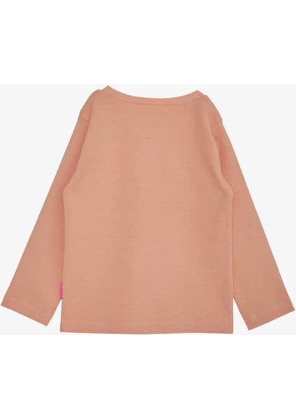 Kız Çocuk Uzun Kollu Tişört Basic 1-4 Yaş, Somon fiyatları