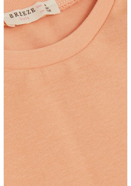 Kız Çocuk Uzun Kollu Tişört Basic 1-4 Yaş, Somon modelleri