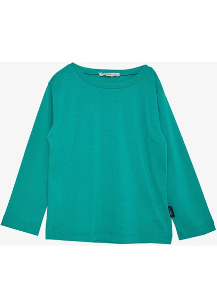 Girls & Boys Erkek Çocuk Uzun Kollu Tişört Basic 1-4 Yaş, Yeşil