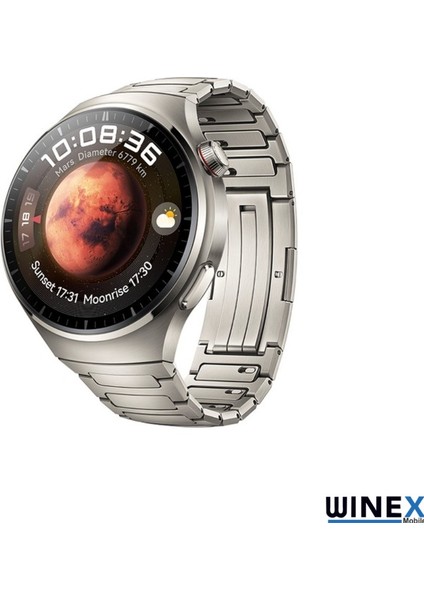 Watch 4 Pro Curved Amoled Ekran Android İos HarmonyOs Uyumlu Akıllı Saat Gümüş