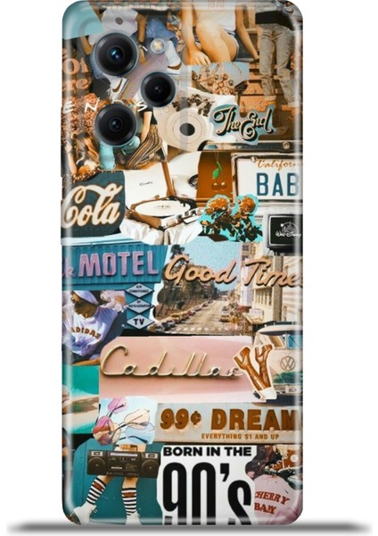 Xiaomi Poco X5 Pro Kılıf Esnek Silikon Kamera Koruma 4K Desenli Özel Tasarım - Hotel California