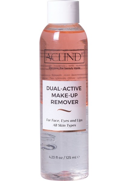 Aclınd® Dual Actıve Make-Up Remover 125 Ml | Çift Fazlı Cilt Makyaj Temizleyici | Güzellik Serisi