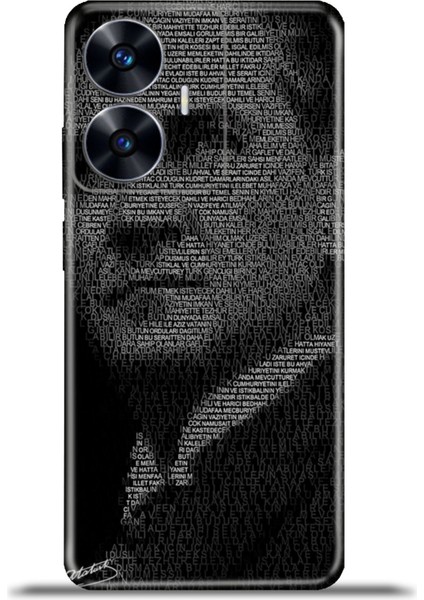 Realme C55 Kılıf Esnek Silikon Kamera Koruma 4K Desenli Özel Tasarım - Gençliğe Hitabe