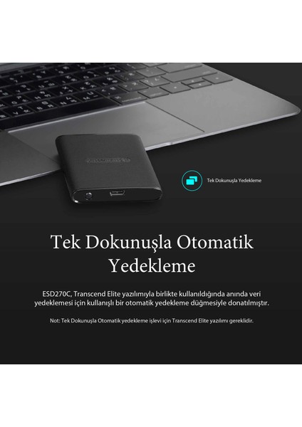 ESD270C 500GB 2.5'' USB 3.1 Gen2 Harici Disk  SSD