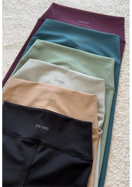 Yüksek Bel Toparlayıcı Spor Tayt Petrol Yeşili fiyatları