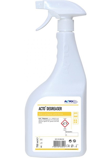 Degreaser 750 ml Kullanıma Hazır Yağ ve Kir Çözücü Etkili Formül fırsatları