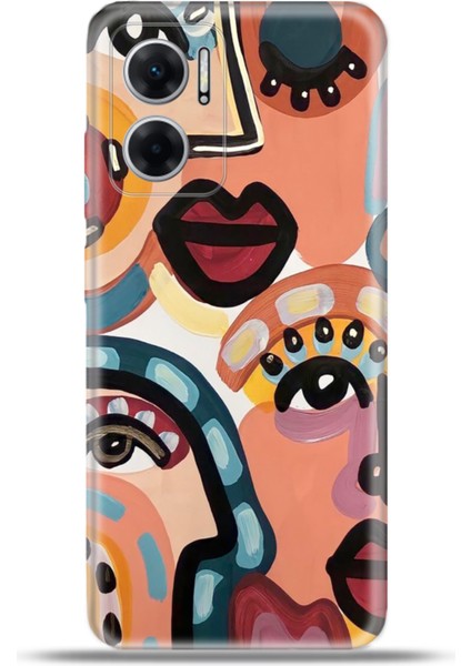 Xiaomi Redmi 10 5g Kılıf Esnek Silikon Kamera Koruma 4K Desenli Özel Tasarım - Boyama