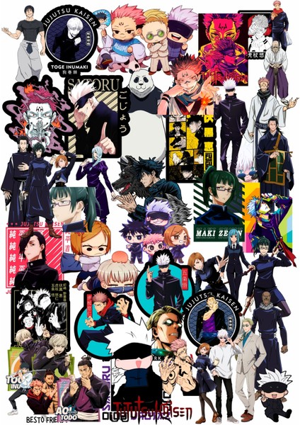 Jujutsu Kaisen Sticker Set